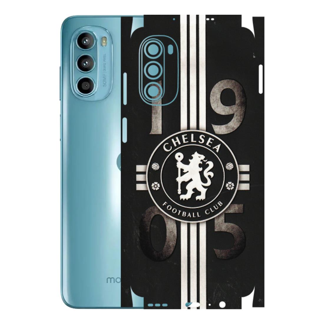 Motorola Phone Skins (All Models) - Chelsea Fan Club - 3D Embossed Finish (L-36) Motorola Moto G52