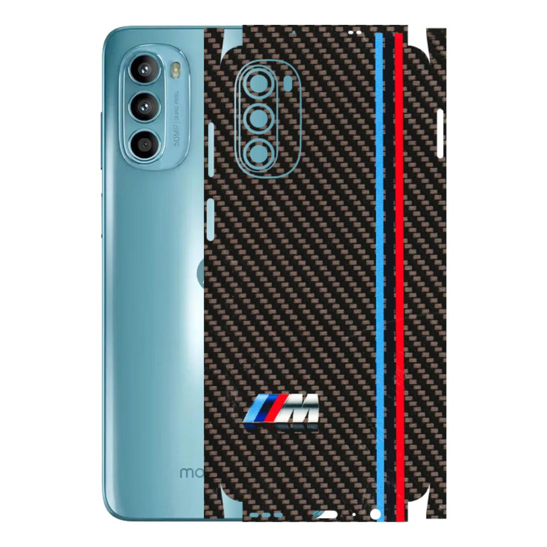 Motorola Phone Skins (All Models) - BM Carbon Fiber Feels - 3D Embossed Finish (L-38) Motorola Moto G52