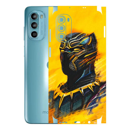 Motorola Phone Skins (All Models) - Yellow Panther - 3D Embossed Finish (L-54) Motorola Moto G52
