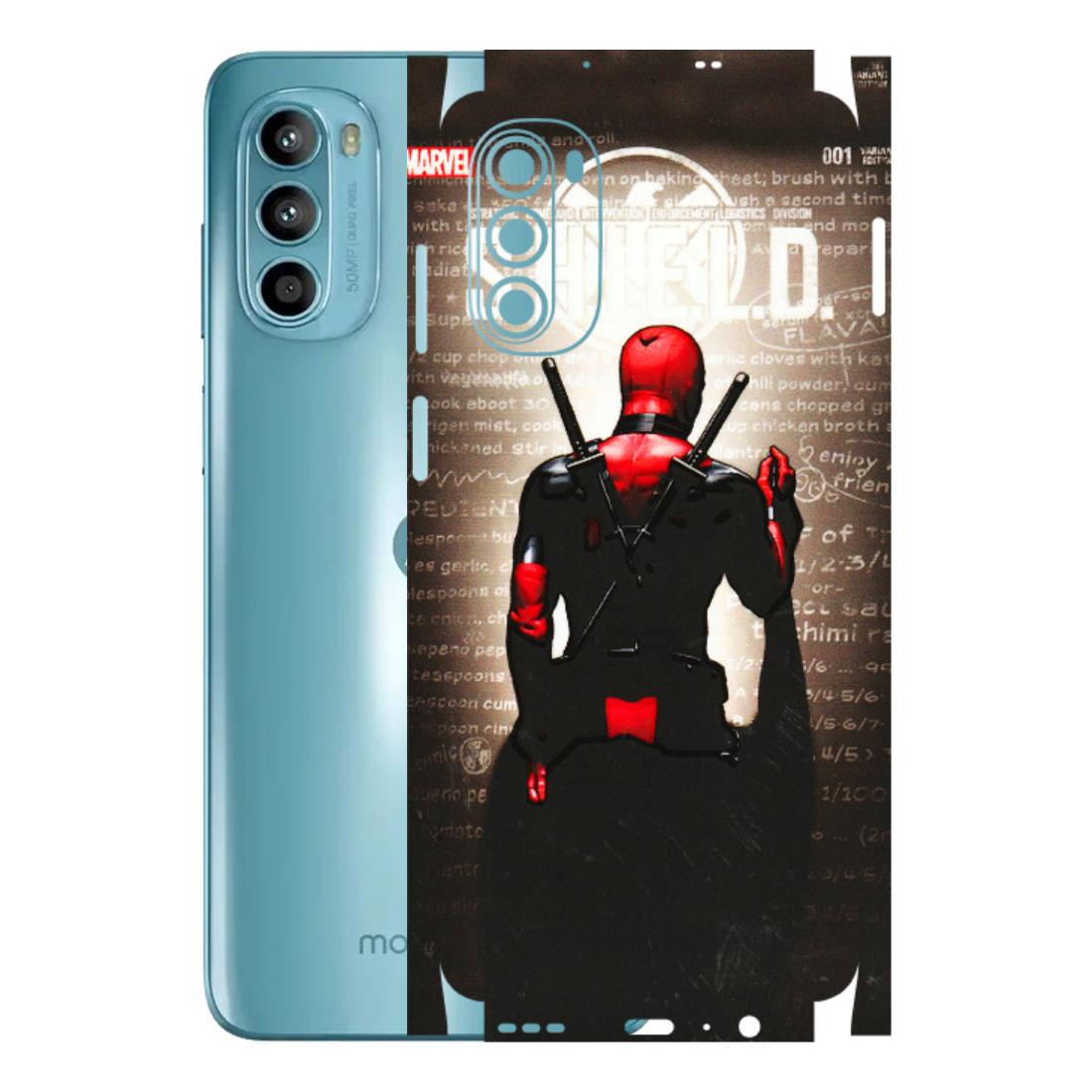 Motorola Phone Skins (All Models) - Deadpool - 3D Embossed Finish (L-56) Motorola Moto G52