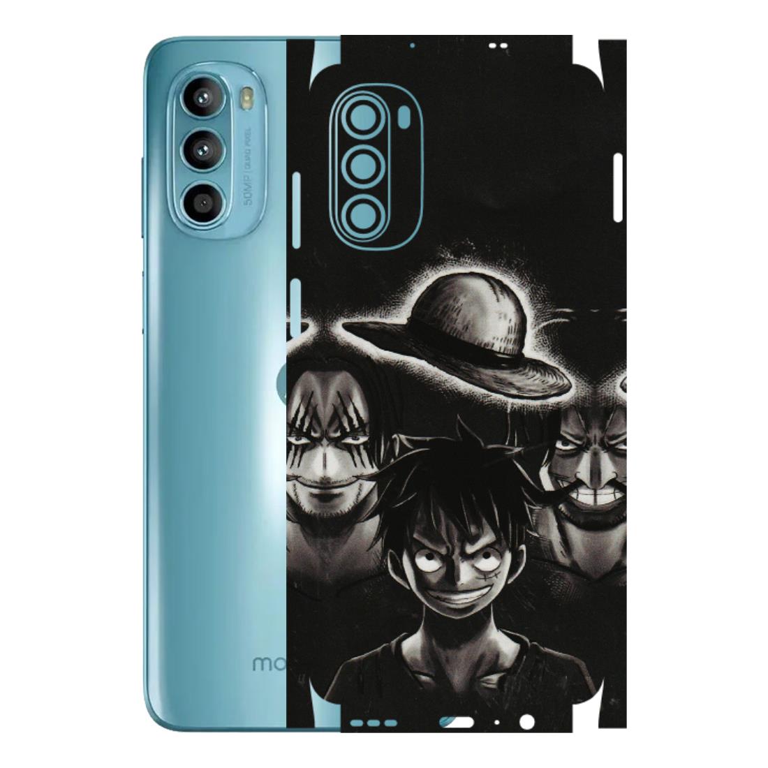 Motorola Phone Skins (All Models) - Black Luffy Hat - 3D Embossed Finish (L-57) Motorola Moto G52