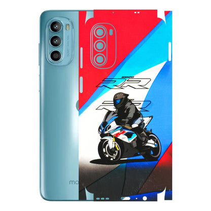 Motorola Phone Skins (All Models) - Bikers Love - 3D Embossed Finish (L-58) Motorola Moto G52