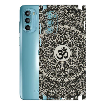 Motorola Phone Skins (All Models) - Aum Elegant Mandala - 3D Embossed Finish (L-62) Motorola Moto G52