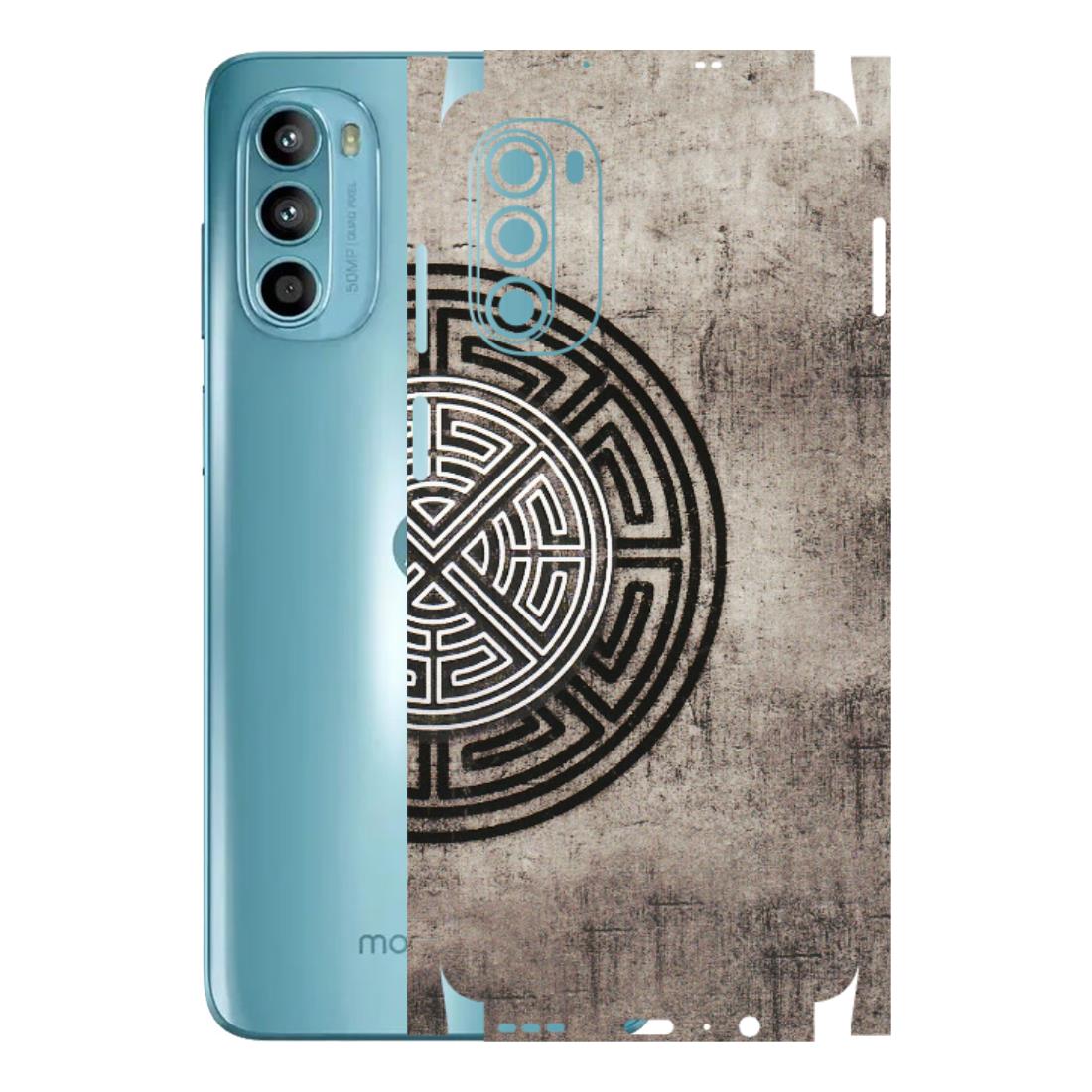 Motorola Phone Skins (All Models) - Mysterious Circular Design - 3D Embossed Finish (L-63) Motorola Moto G52