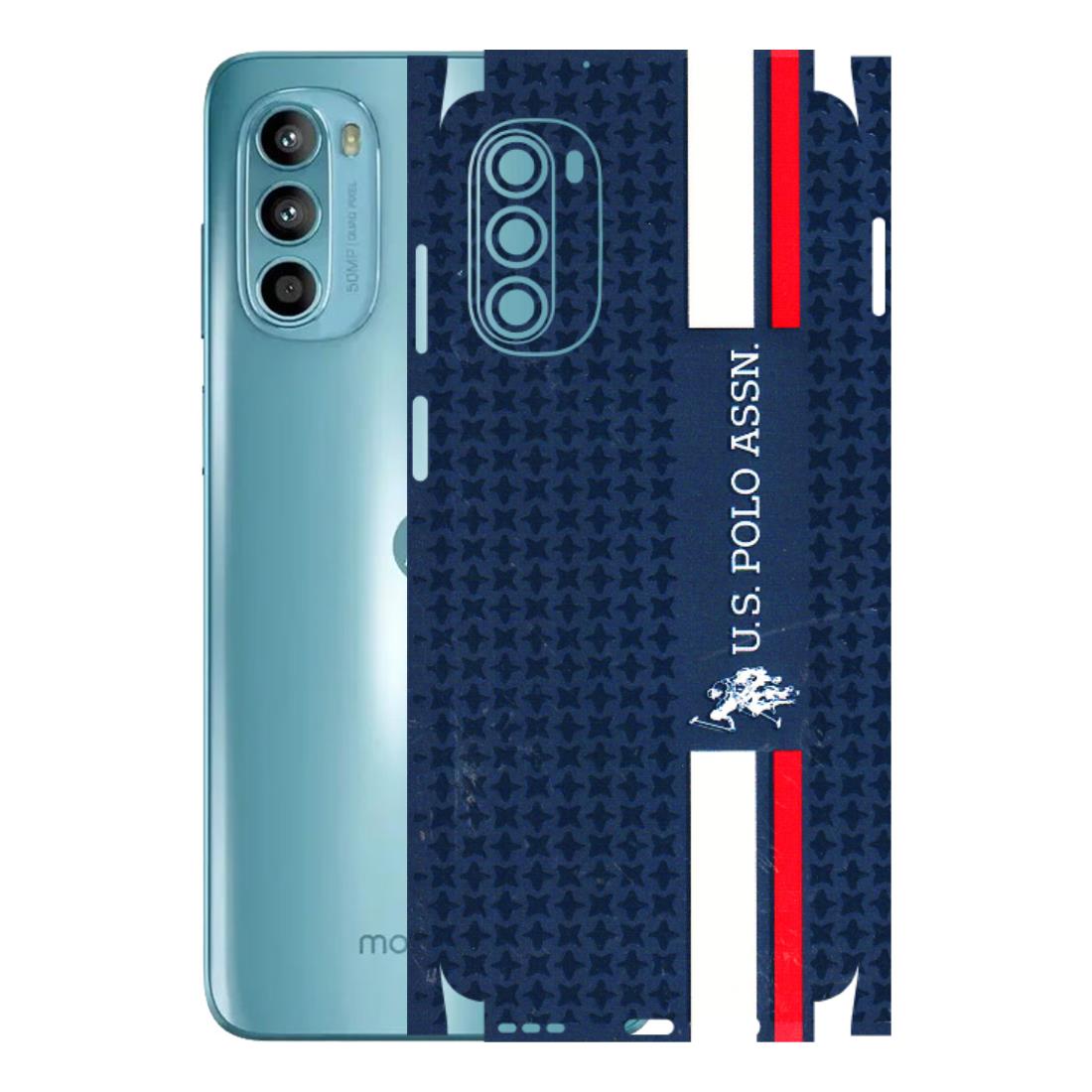 Motorola Phone Skins (All Models) - US POLO Designer Brand - 3D Embossed Finish (L-65) Motorola Moto G52
