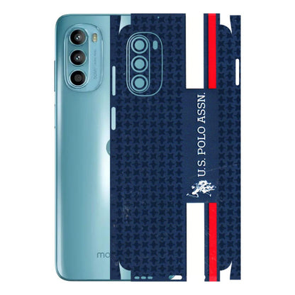 Motorola Phone Skins (All Models) - US POLO Designer Brand - 3D Embossed Finish (L-65) Motorola Moto G52