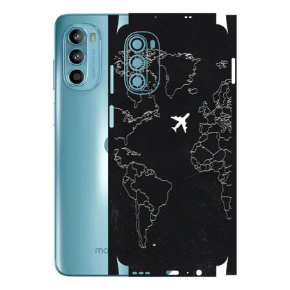 Motorola Phone Skins (All Models) - Never Ending Travel - 3D Embossed Finish (L-79) Motorola Moto G52