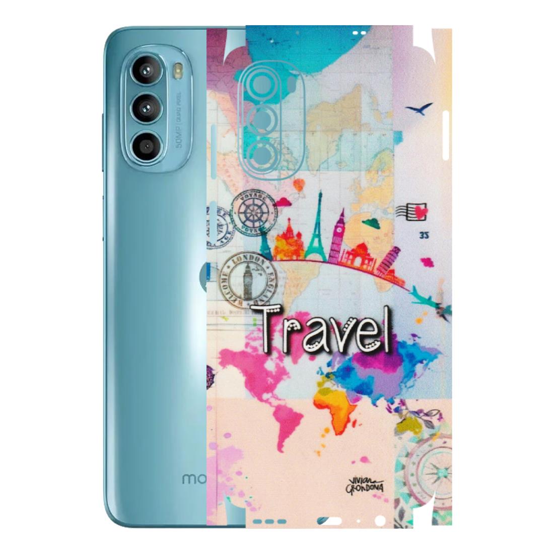 Motorola Phone Skins (All Models) - Travel The Wonders - Matte Finish (M-108) Motorola Moto G52