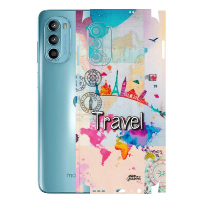 Motorola Phone Skins (All Models) - Travel The Wonders - Matte Finish (M-108) Motorola Moto G52
