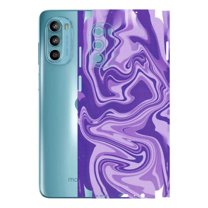 Motorola Phone Skins (All Models) - Hazy Purple Nights - Matte Finish (M-14) Motorola Moto G52