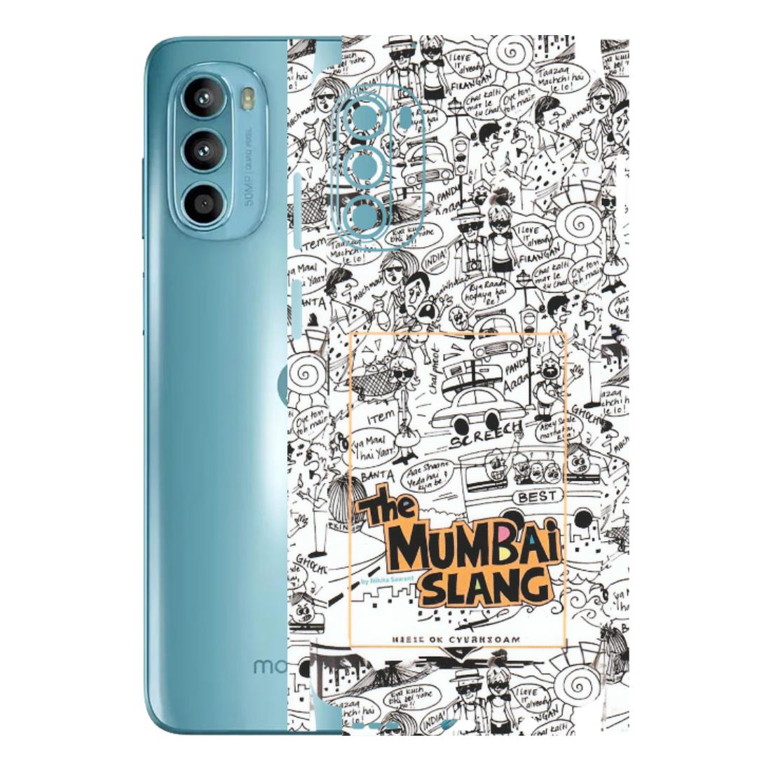 Motorola Phone Skins (All Models) - The Mumbai Slang - Matte Finish (M-142) Motorola Moto G52