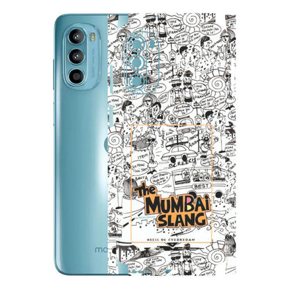 Motorola Phone Skins (All Models) - The Mumbai Slang - Matte Finish (M-142) Motorola Moto G52