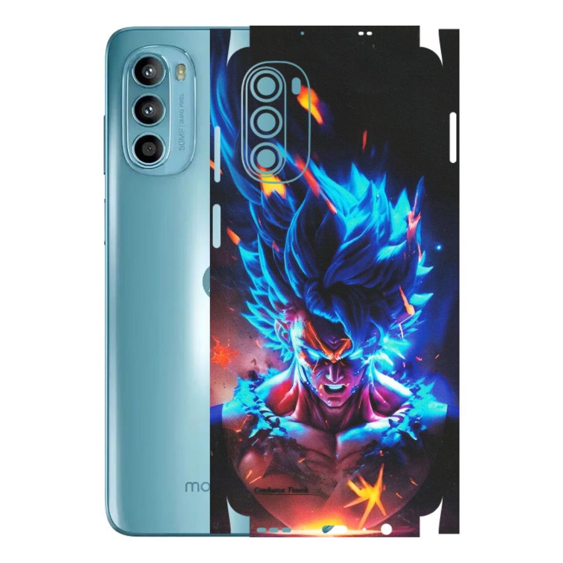 Motorola Phone Skins (All Models) - Angry Goku Dragon Ball Anime - Matte Finish (M-150) Motorola Moto G52