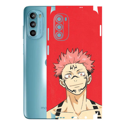 Motorola Phone Skins (All Models) - Ryomen Sukuna Fun Anime - Matte Finish (M-153) Motorola Moto G52