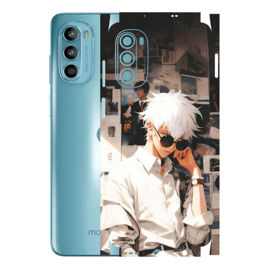 Motorola Phone Skins (All Models) - Gojo Satoru Jujustu Kaisen Anime - Matte Finish (M-156) Motorola Moto G52