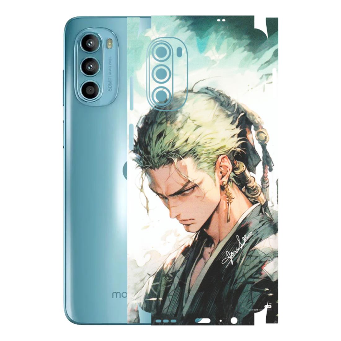 Motorola Phone Skins (All Models) - Pirate Hunter One Piece Anime - Matte Finish (M-157) Motorola Moto G52
