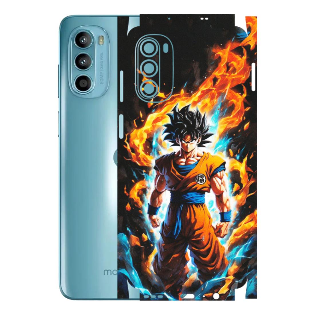 Motorola Phone Skins (All Models) - Goku Transformation Anime - Matte Finish (M-159) Motorola Moto G52