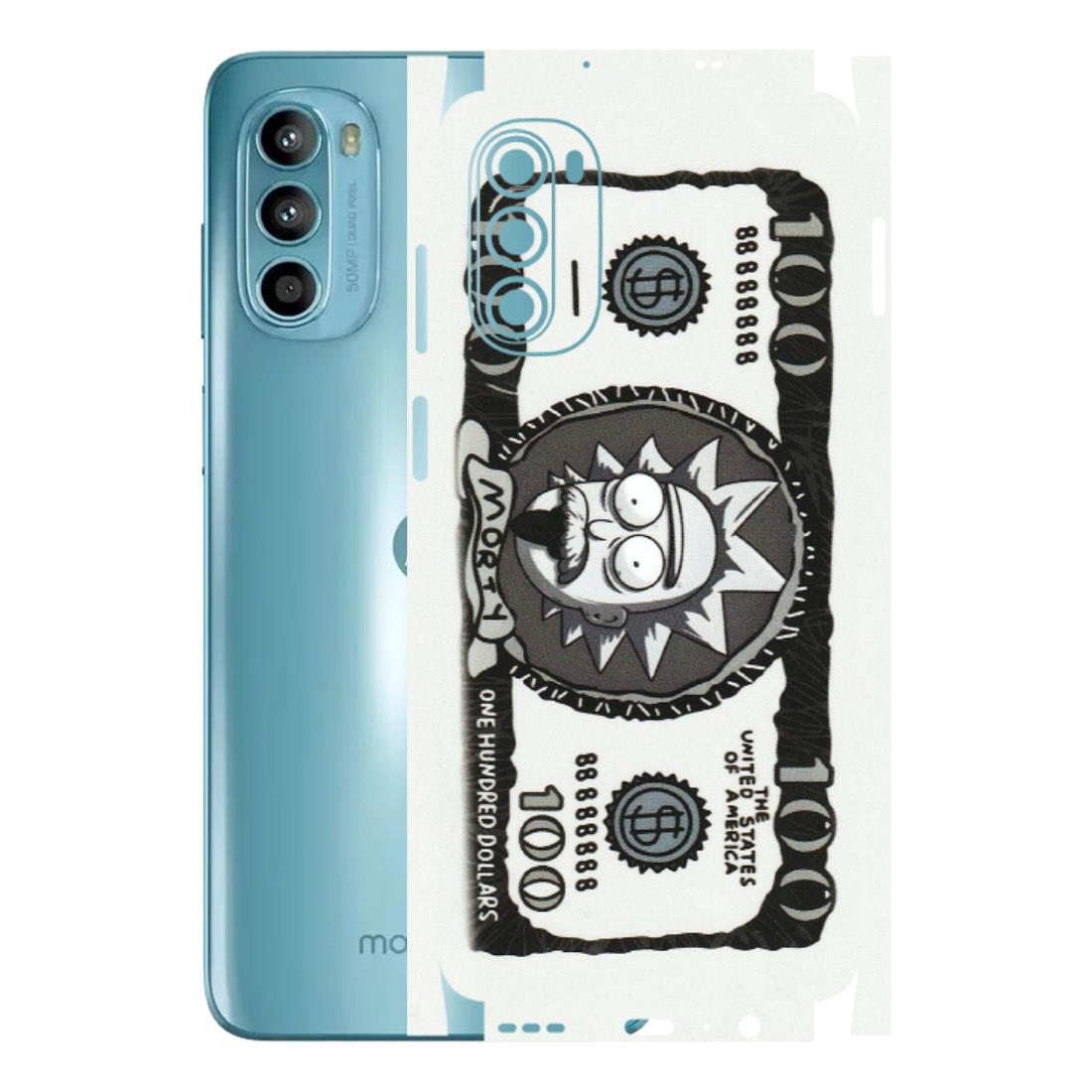 Motorola Phone Skins (All Models) - Rick And Morty Hundred Dollar Anime - Matte Finish (M-161) Motorola Moto G52