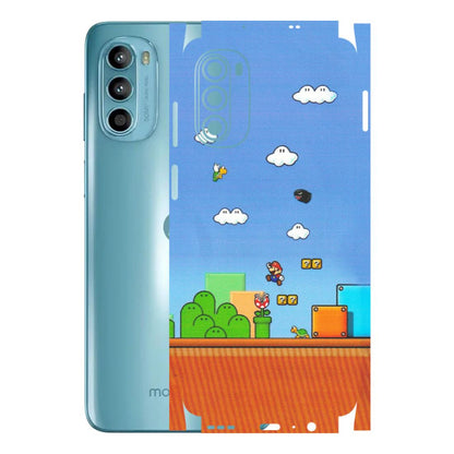 Motorola Phone Skins (All Models) - Mario Game Scene - Matte Finish (M-24) Motorola Moto G52