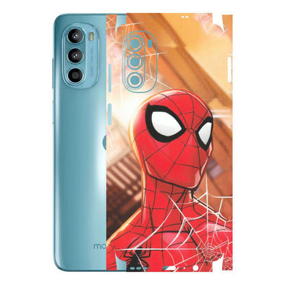 Motorola Phone Skins (All Models) - Spiderman Face New - Matte Finish (M-41) Motorola Moto G52