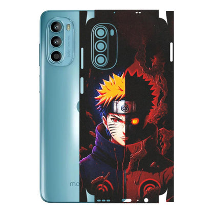 Motorola Phone Skins (All Models) - Naruto X Evil - Matte Finish (M-70) Motorola Moto G52