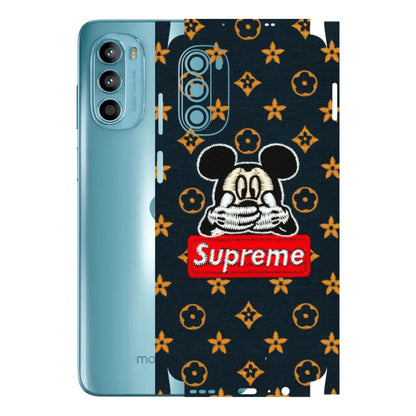 Motorola Phone Skins (All Models) - Mickey Supreme - Matte Finish (M-83) Motorola Moto G52
