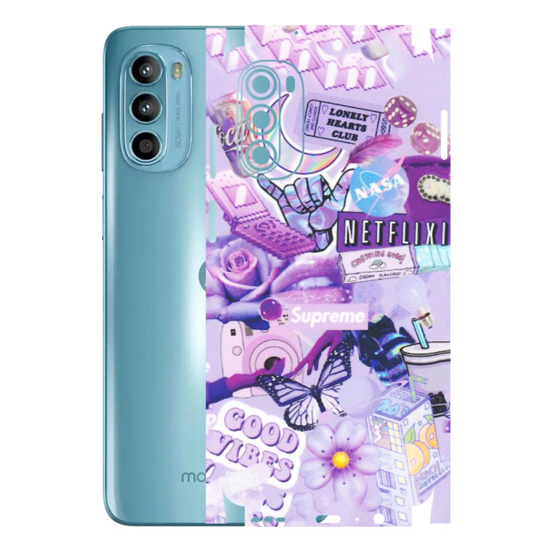 Motorola Phone Skins (All Models) - Supreme Purple Magic - Matte Finish (M-88) Motorola Moto G52