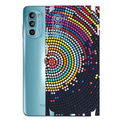 Motorola Phone Skins (All Models) - Rainbow Dot Mandala - Matte Finish (M-97) Motorola Moto G52