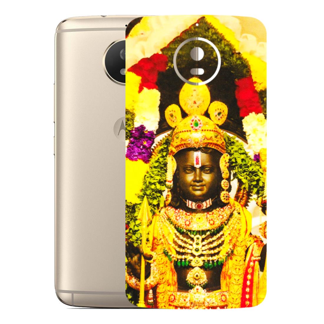 Motorola Phone Skins (All Models) - Ram Lalla Ayodhya - 3D Embossed Finish (L-103) Motorola Moto G5S