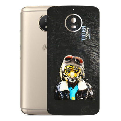 Motorola Phone Skins (All Models) - Rider Tiger - 3D Embossed Finish (L-113) Motorola Moto G5S
