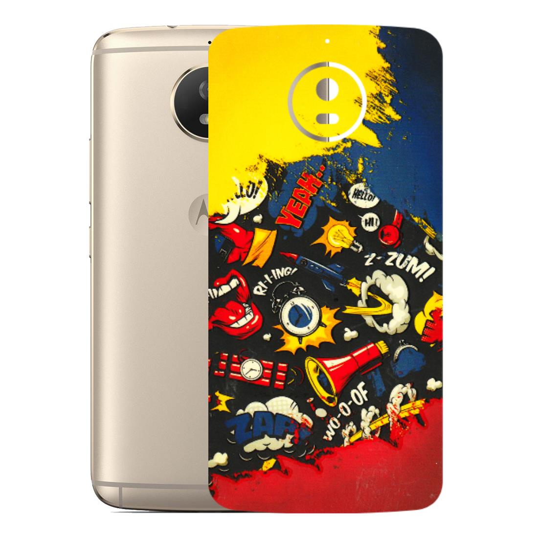 Motorola Phone Skins (All Models) - Pacific Doodle Art - 3D Embossed Finish (L-120) Motorola Moto G5S