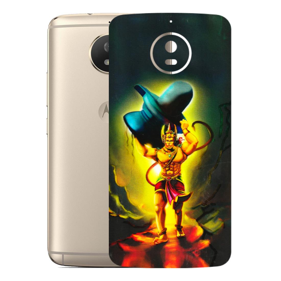 Motorola Phone Skins (All Models) - Hanuman Ji - 3D Embossed Finish (L-128) Motorola Moto G5S