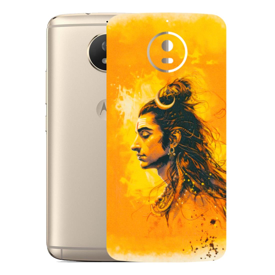 Motorola Phone Skins (All Models) - Shiv Shakti - 3D Embossed Finish (L-14) Motorola Moto G5S
