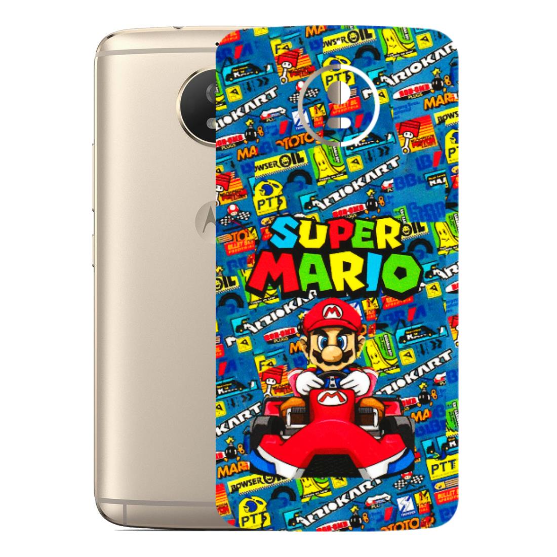 Motorola Phone Skins (All Models) - Super Mario Kart - 3D Embossed Finish (L-140) Motorola Moto G5S