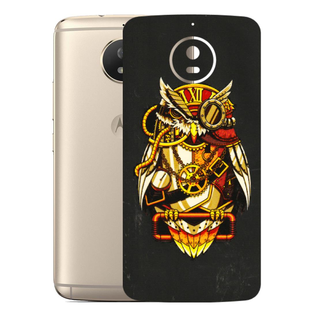 Motorola Phone Skins (All Models) - Classy Smart Owl - 3D Embossed Finish (L-144) Motorola Moto G5S