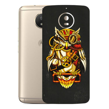 Motorola Phone Skins (All Models) - Classy Smart Owl - 3D Embossed Finish (L-144) Motorola Moto G5S