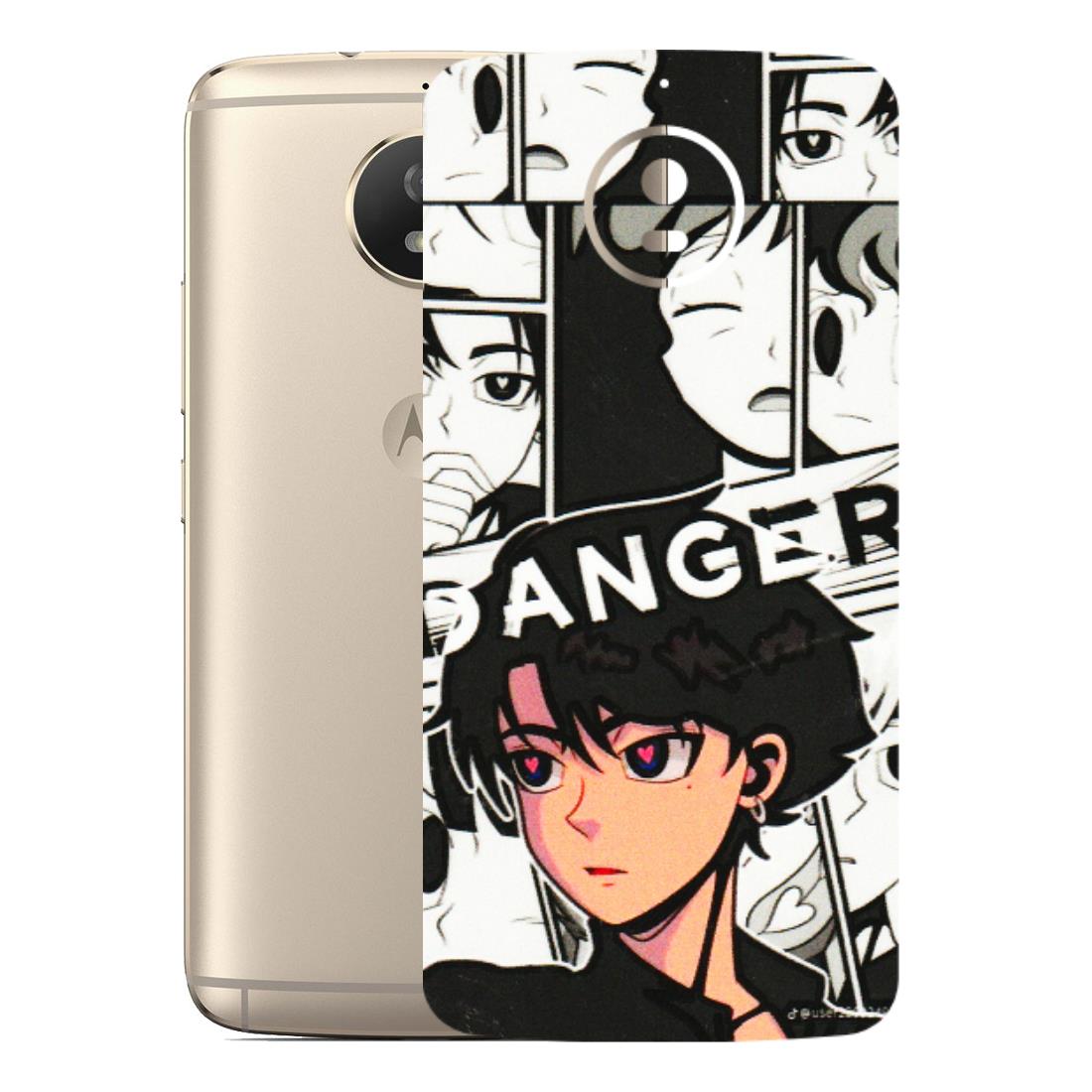 Motorola Phone Skins (All Models) - Danger Anime - 3D Embossed Finish (L-155) Motorola Moto G5S