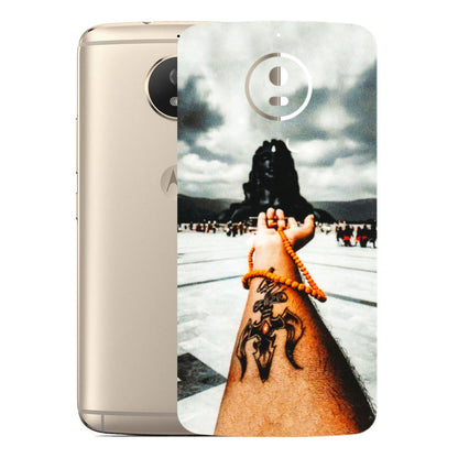 Motorola Phone Skins (All Models) - Jai Adiyogi Mahakaal - 3D Embossed Finish (L-164) Motorola Moto G5S