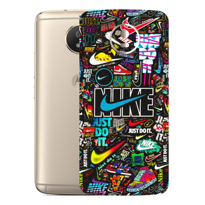 Motorola Phone Skins (All Models) - Just Do It Doodles - 3D Embossed Finish (L-166) Motorola Moto G5S