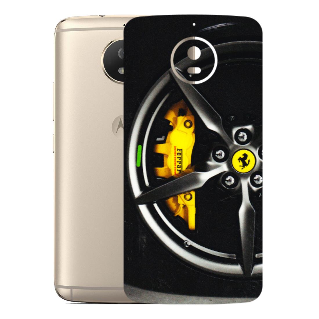 Motorola Phone Skins (All Models) - Ferrari Wheel Alloy - 3D Embossed Finish (L-173) Motorola Moto G5S