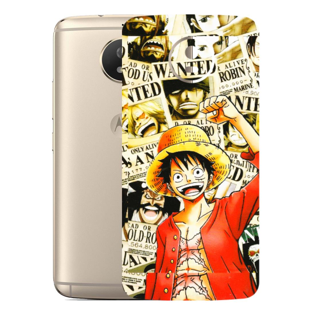 Motorola Phone Skins (All Models) - Luffy Anime - 3D Embossed Finish (L-177) Motorola Moto G5S
