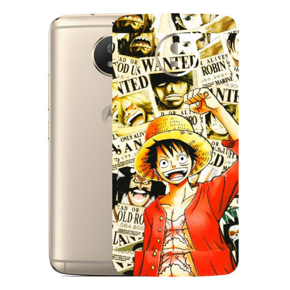 Motorola Phone Skins (All Models) - Luffy Anime - 3D Embossed Finish (L-177) Motorola Moto G5S