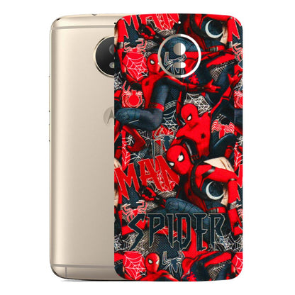 Motorola Phone Skins (All Models) - SpiderMan Cool - 3D Embossed Finish (L-188) Motorola Moto G5S