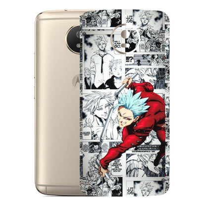 Motorola Phone Skins (All Models) - Anime Comic - 3D Embossed Finish (L-192) Motorola Moto G5S