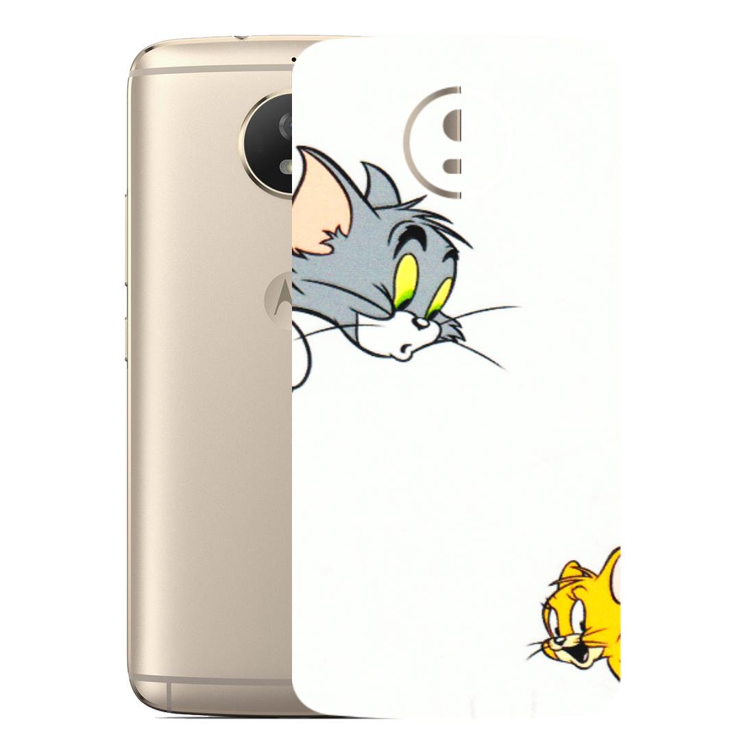 Motorola Phone Skins (All Models) - Cute Tom And Jerry - 3D Embossed Finish (L-220) Motorola Moto G5S