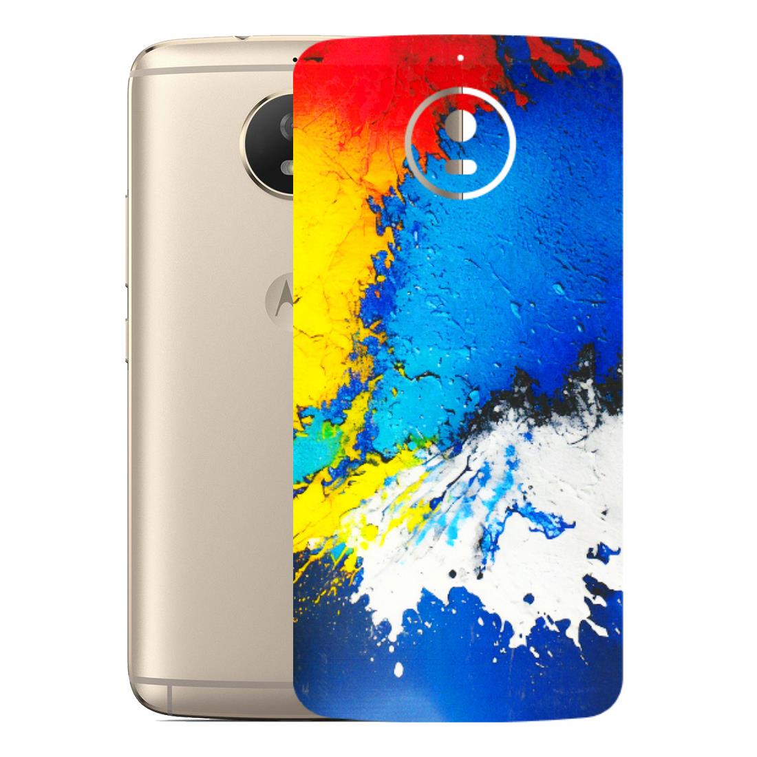 Motorola Phone Skins (All Models) - Acrylic Paint Spill - 3D Embossed Finish (L-229) Motorola Moto G5S