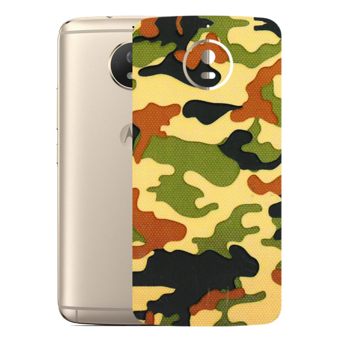 Motorola Phone Skins (All Models) - Indian Military - 3D Embossed Finish (L-234) Motorola Moto G5S