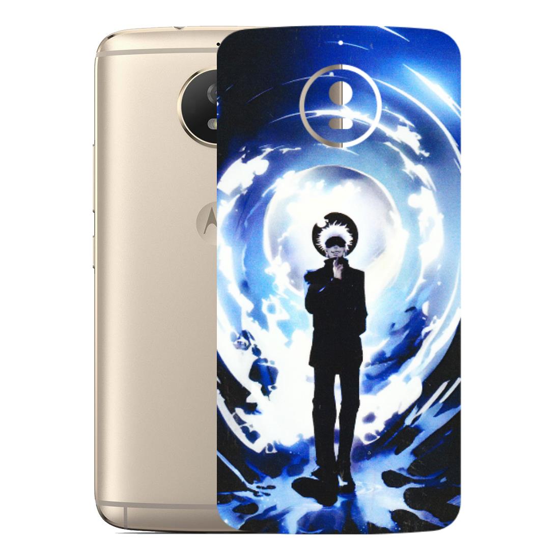 Motorola Phone Skins (All Models) - Satoru Gojo Dark Blue - 3D Embossed Finish (L-235) Motorola Moto G5S