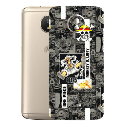 Motorola Phone Skins (All Models) - Cuffy Anime MonkeyCamic - 3D Embossed Finish (L-242) Motorola Moto G5S