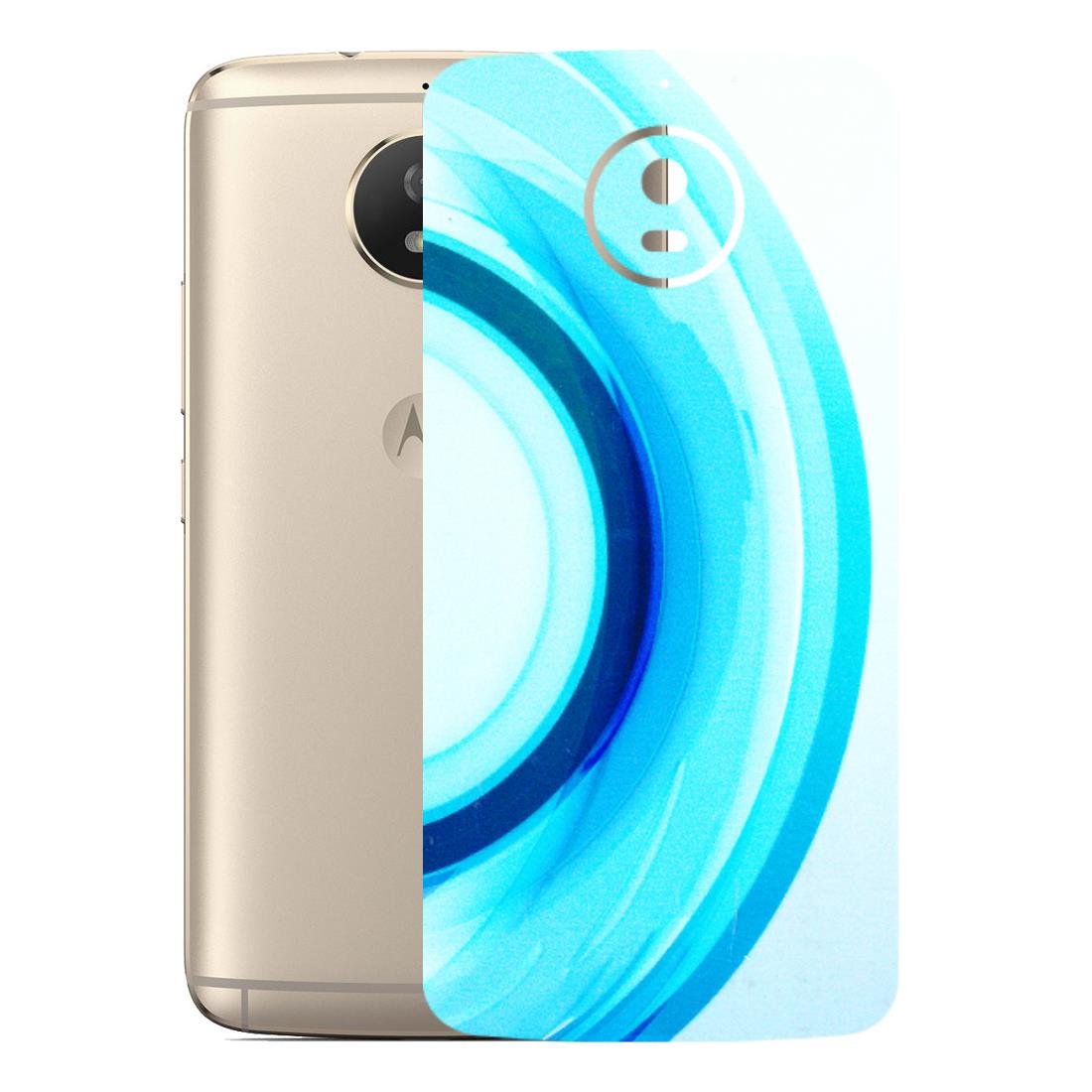 Motorola Phone Skins (All Models) - The Blue Curve - 3D Embossed Finish (L-244) Motorola Moto G5S